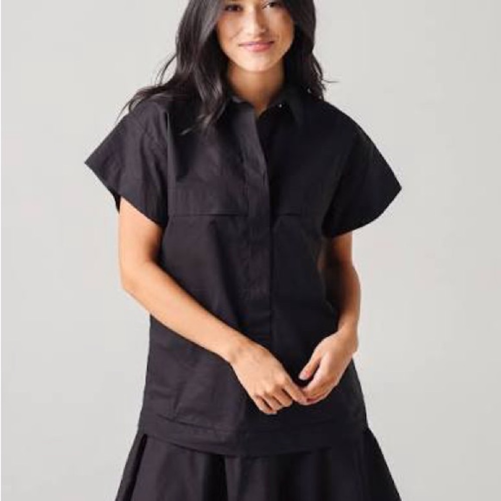 HUNTER BELL Black Addison Mini Dress